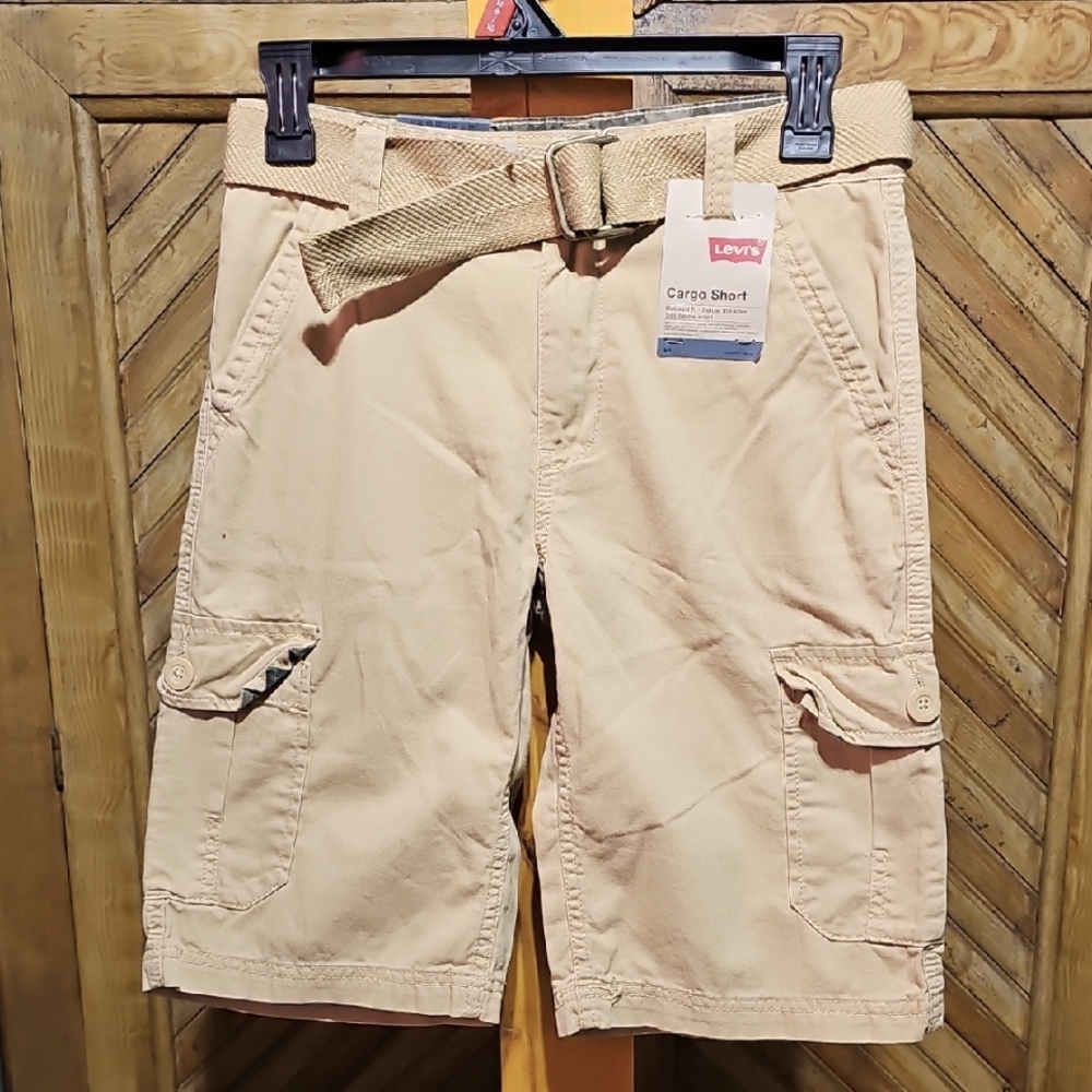 Levi's Tan Cargo Shorts for Boys